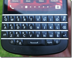 BlackBerry Q10 - keyboard
