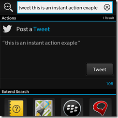 BlackBerry Q10 - Instant Action